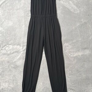 SHEIN Elegant Black Spaghetti Strap Jumpsuit